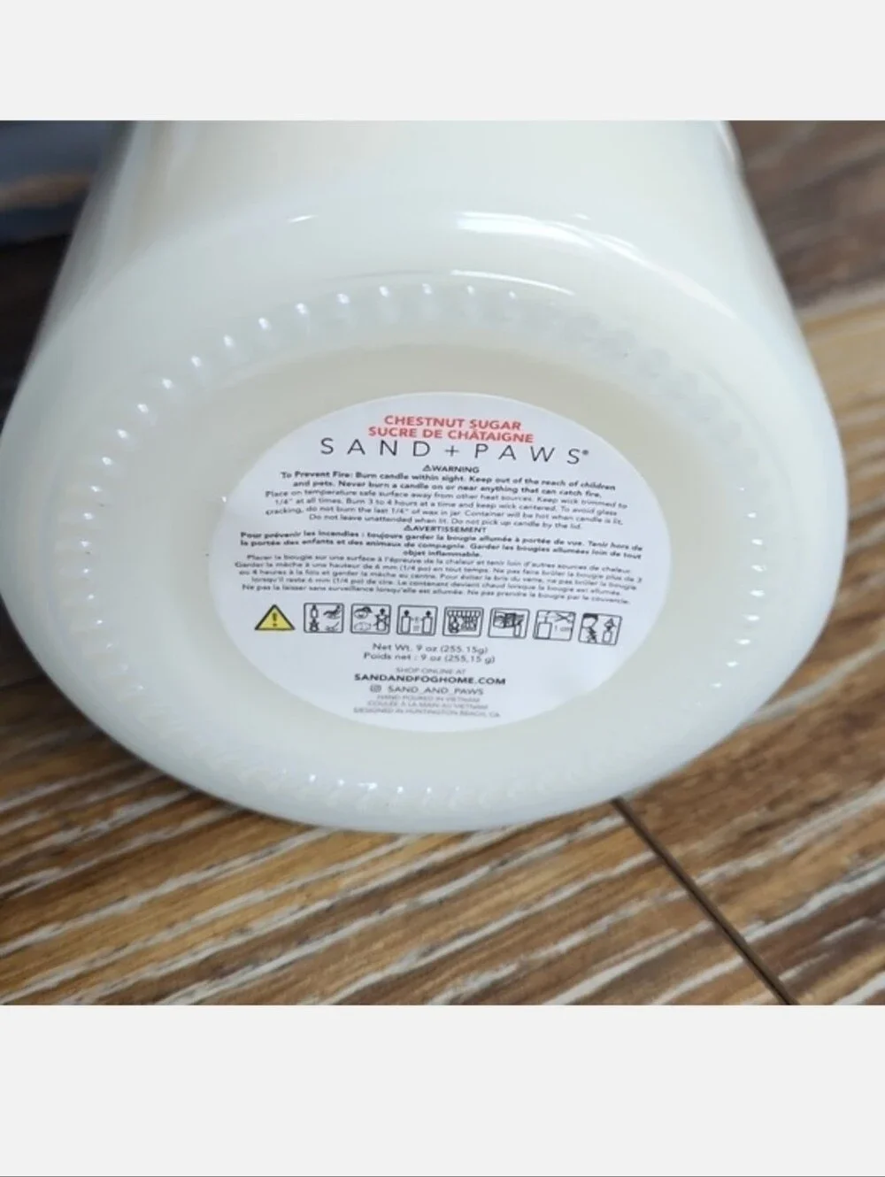 NWT Sand + Paws Candle Chestnut Sugar
